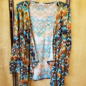 Aztec Print Kimono Type Size XL